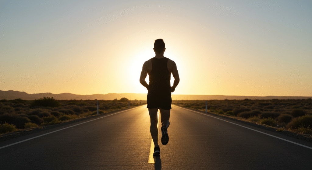 Corrida para perder peso, energia e foco.