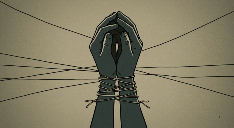 Imagem simbólica representando a pressão interna.