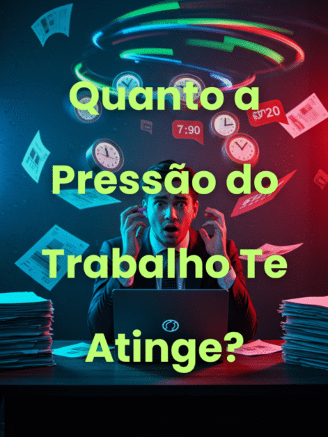 Pessoa sobrecarregada por trabalho ansiedade no ambiente de trabalho.
